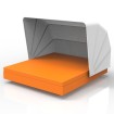 Vela Daybed Basic Cuadrada Parasol, no reclinable