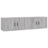 Muebles para TV de pared 2 uds gris Sonoma 80x34,5x40