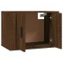 Set de muebles para TV 3 pzas madera contrachapada roble