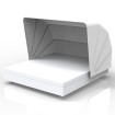 Daybed Vela Basic Cuadrada Parasol, no reclinable