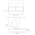 Vela Daybed 2 Cabezales Reclinables con Parasol