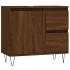 Set de muebles baño 3 pzas madera contrachapada roble
