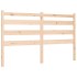 Estructura de cama con cabecero madera maciza 160x200