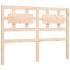 Estructura de cama con cabecero madera maciza 140x190
