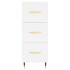 Aparador alto madera contrachapada blanco 34,5x34x180