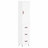 Aparador alto madera contrachapada blanco 34,5x34x180