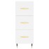 Aparador alto madera contrachapada blanco 34,5x34x180