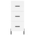 Aparador alto madera contrachapada blanco 34,5x34x180