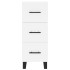 Aparador alto madera contrachapada blanco 34,5x34x180