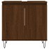 Set de muebles baño 3 pzas madera contrachapada roble