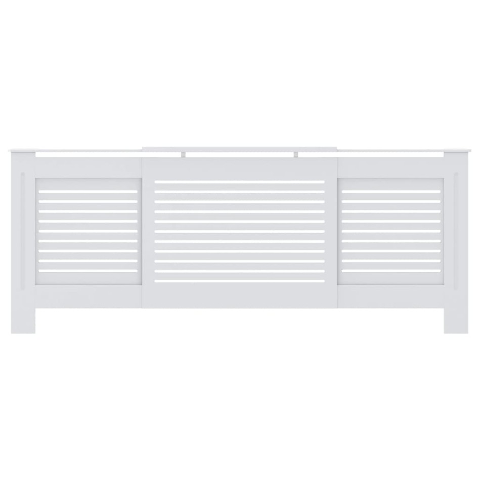 Cubierta para radiador MDF blanco 205