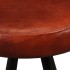 Taburetes de barra de cocina 4 unidades cuero