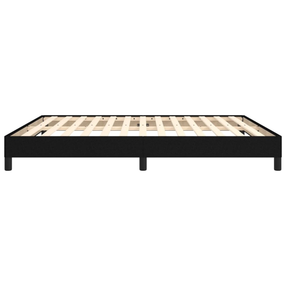 Estructura de cama de tela gris claro 160x200