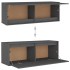 Muebles para TV 2 piezas madera maciza de pino