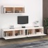 Muebles para TV 3 piezas madera maciza de pino