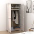 Armario HAMAR madera maciza de pino blanco 89x50x180