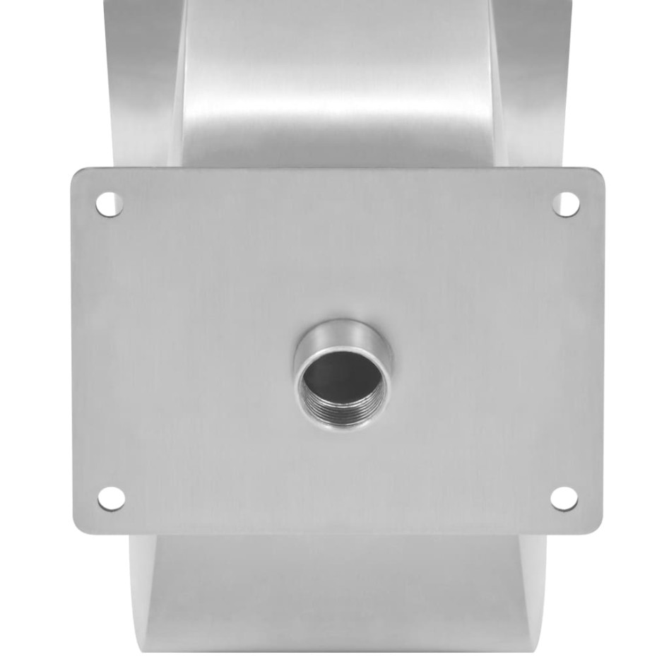Fuente de piscina de acero inoxidable 50x30x53 cm