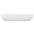 Lavabo lujoso rectangular ceráminca blanco 71x39