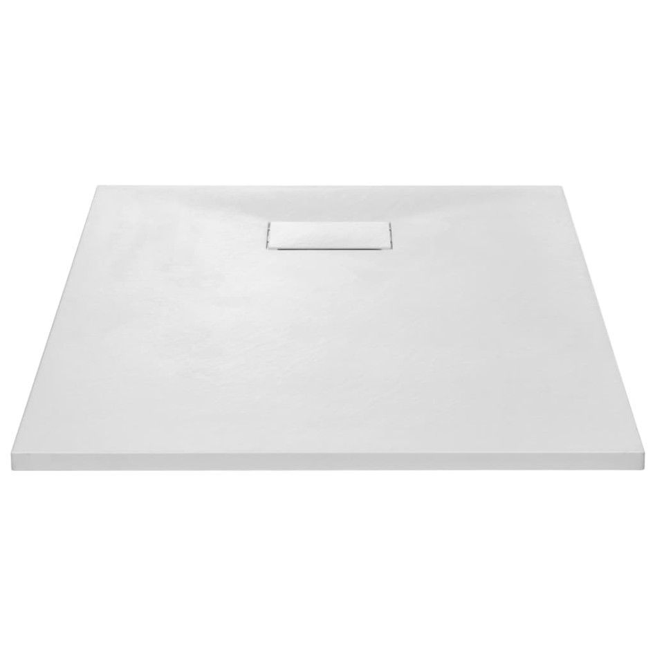 Plato de ducha SMC blanco 100x80