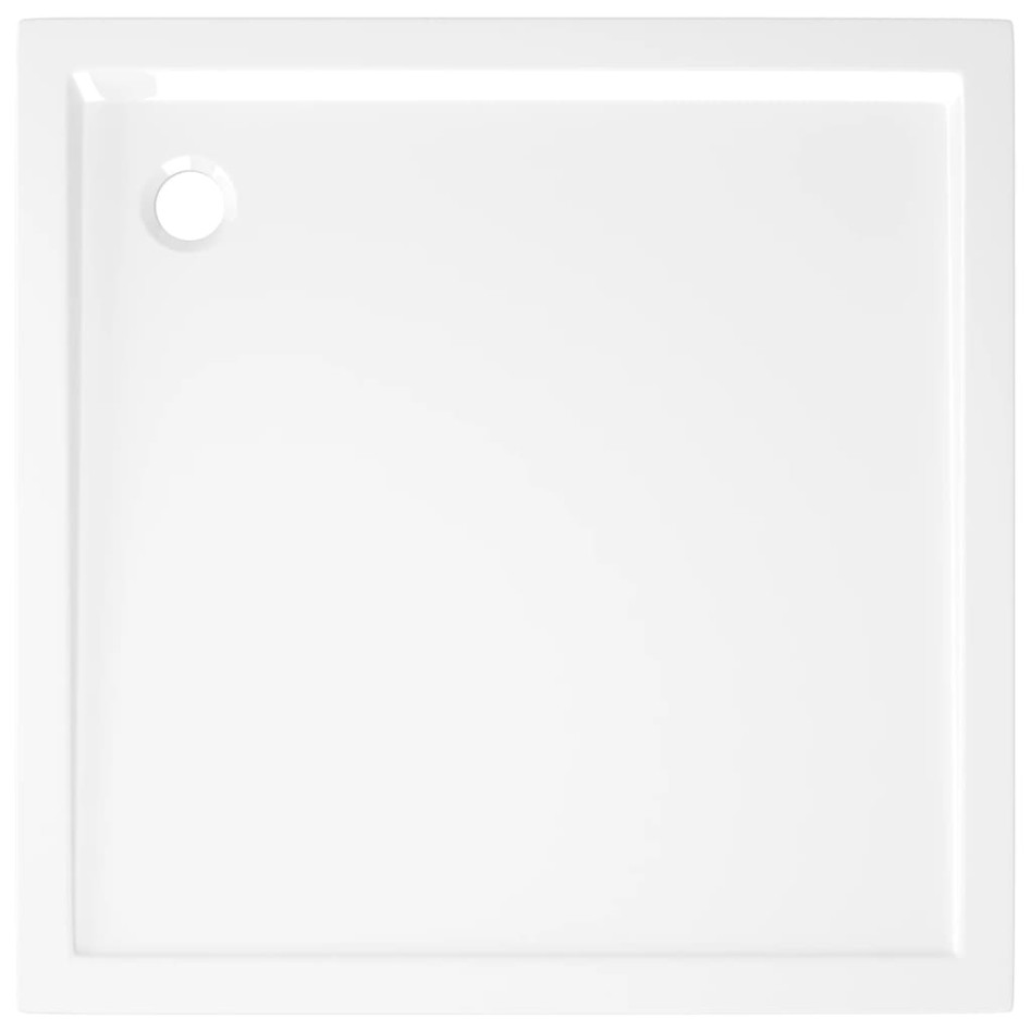 Plato de ducha cuadrado de ABS negro 90x90
