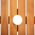 Mesa de jardín madera maciza de acacia 150x90x74