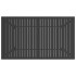 Mesa de jardín de acero gris antracita 140x80x72