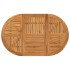 Mesa de jardín madera maciza de acacia 150x90x75