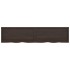 Tablero mesa madera roble tratada marrón oscuro 220x50x(2-4)