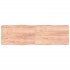 Tablero mesa madera tratada borde natural marrón