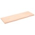 Encimera de baño madera maciza sin tratar 180x60x(2-6)