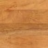 Mesita de noche madera maciza mango marrón y negro 50x33x60