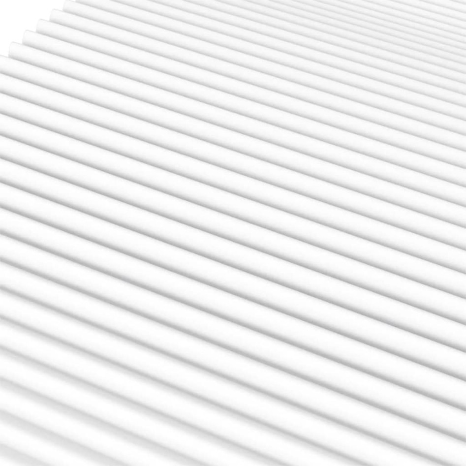 Colchón de espuma dureza 2 3 blanco 90x190