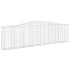 Cesta gaviones forma arco hierro galvanizado 400x30x100/120