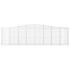Cesta gaviones forma arco hierro galvanizado 400x30x100/120