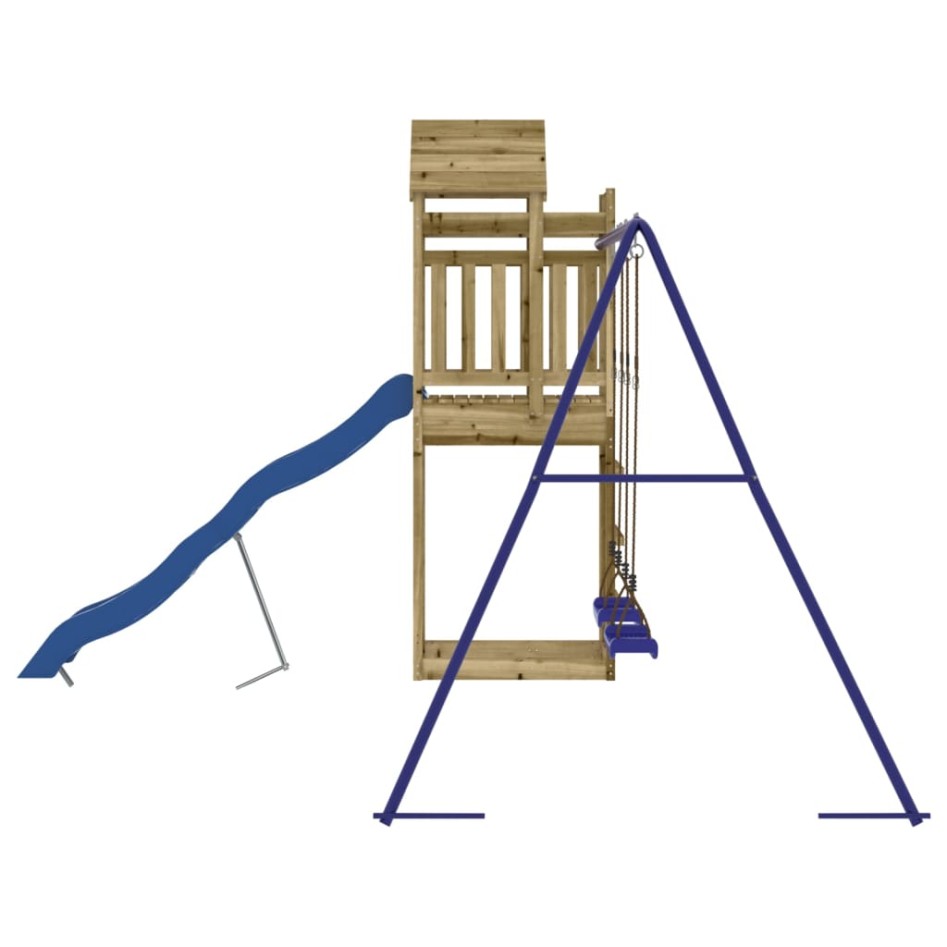 Parque infantil de exterior madera de pino