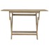 Mesa de jardín plegable madera maciza de teca 120x70x75