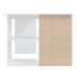 Escritorio de esquina madera contrachapada blanco 145x100x76
