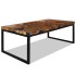 Mesa de centro de teca y resina 110x60x40