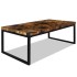 Mesa de centro de teca y resina 110x60x40