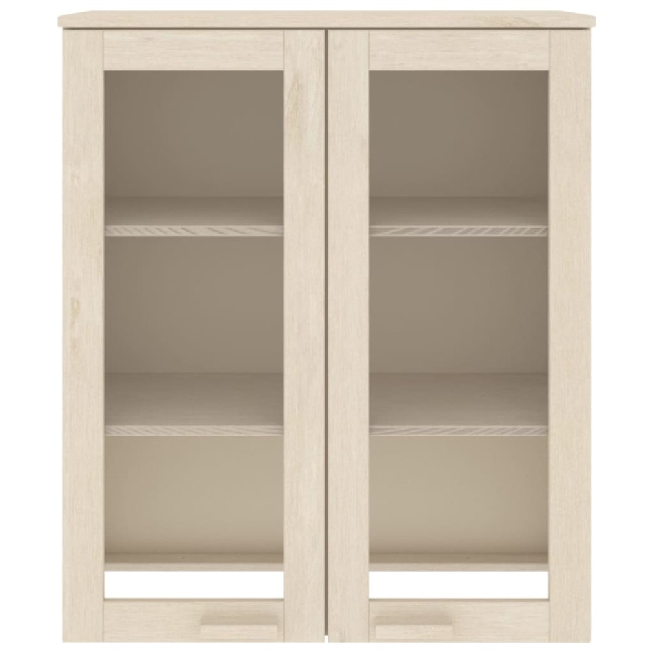 Aparador superior HAMAR pino macizo marrón miel 85x35x100