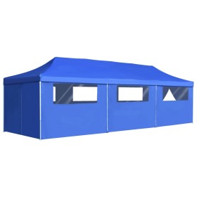 Carpa plegable Pop-up con 8 paredes laterales 3x9 m