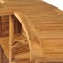 Mesa de bar plegable de madera teca maciza 155x53x105