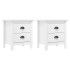 Mesita de noche Hill madera maciza de pino blanco 46x35x49,5