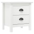 Mesita de noche Hill madera maciza de pino blanco 46x35x49,5