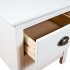 Mesita de noche Hill madera maciza de pino blanco 46x35x49,5