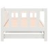 Sofá cama extraíble madera maciza de pino blanco 2x(90x200)