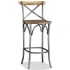 Taburete de cocina de madera maciza de