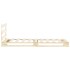 Estructura de cama de palés madera maciza de pino 90x200