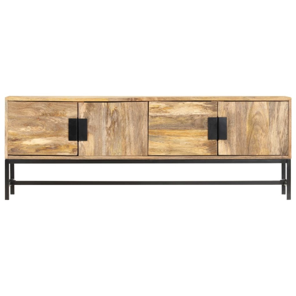 Mueble para TV de madera maciza de mango 140x30x50