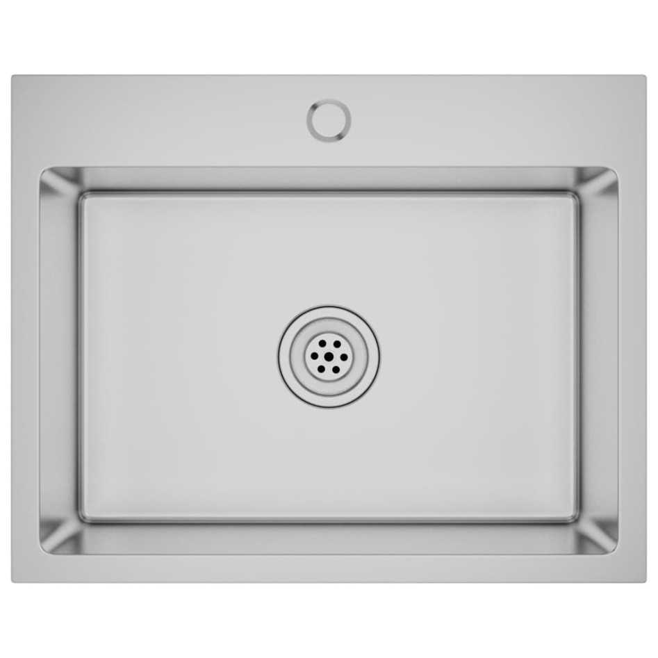 Fregadero de cocina hecho a mano acero